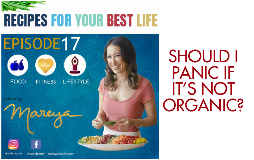 Ep. 17 – Should I Panic If It’s Not Organic – Recipes For Your Best Life Podcast